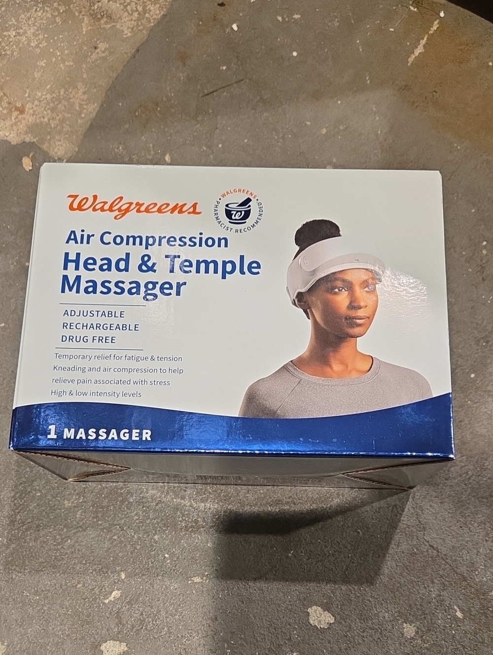 Walgreens White Air Compression Head & Temple Massager
